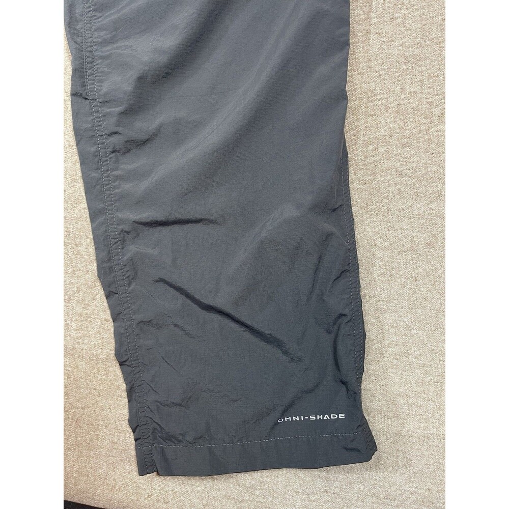 Columbia Omni-Shade Convertible Hiking Zip-Off Cargo Pants Men’s 42x32 Gray - Picture 11 of 12
